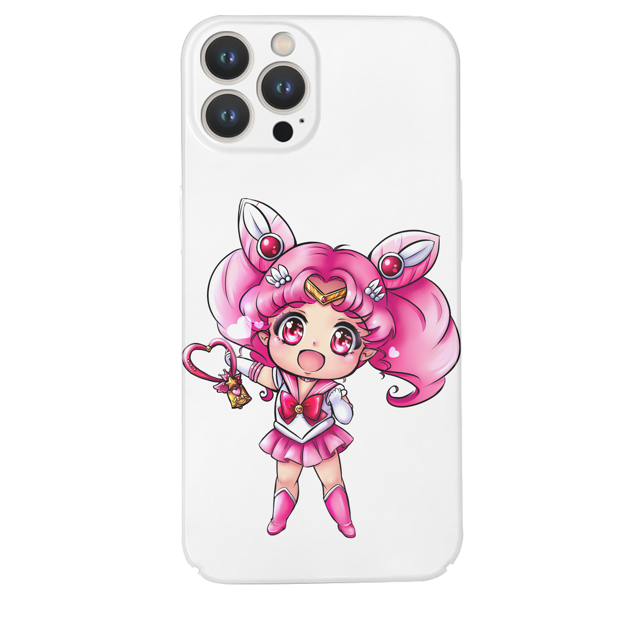 （画像用） 美少女戦士セーラームーン ちびうさ Sailor Moon Chibiusa Tsukino Usagi Small Lady Serenity 【iPhone 14シリーズ対応】ハードケース